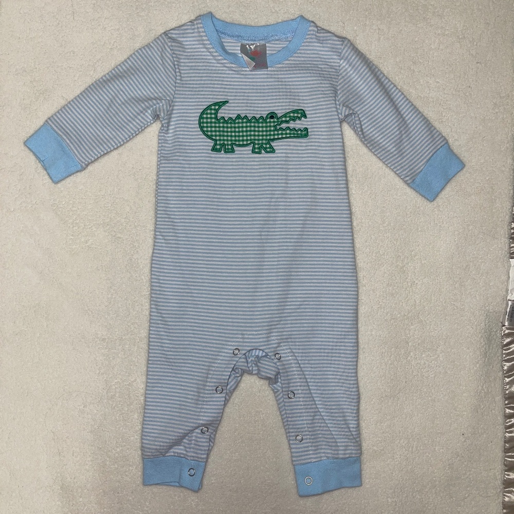 Stitchy Fish boys striped gator longall